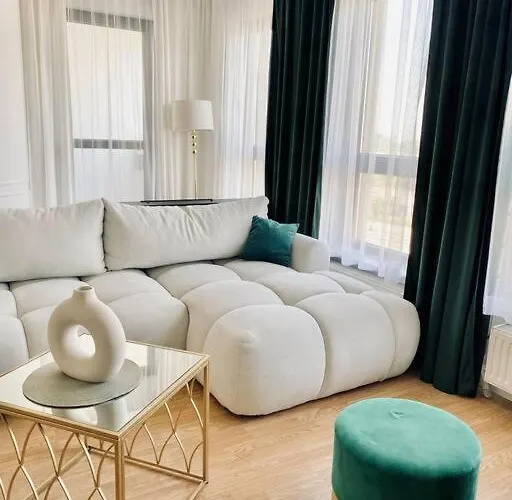 Apartament Elegancki Z Jedną Sypialnią Warszawa